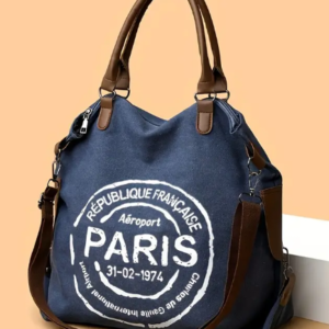 "Aéroport Paris" Canvas Tote Bag