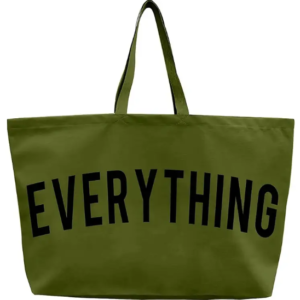 Army Green "Everything" Tote