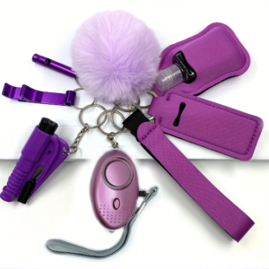 9-Piece Personal Safety Keychain Set
