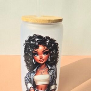 "Caution I Have No Filter" Glass Tumbler - 16oz